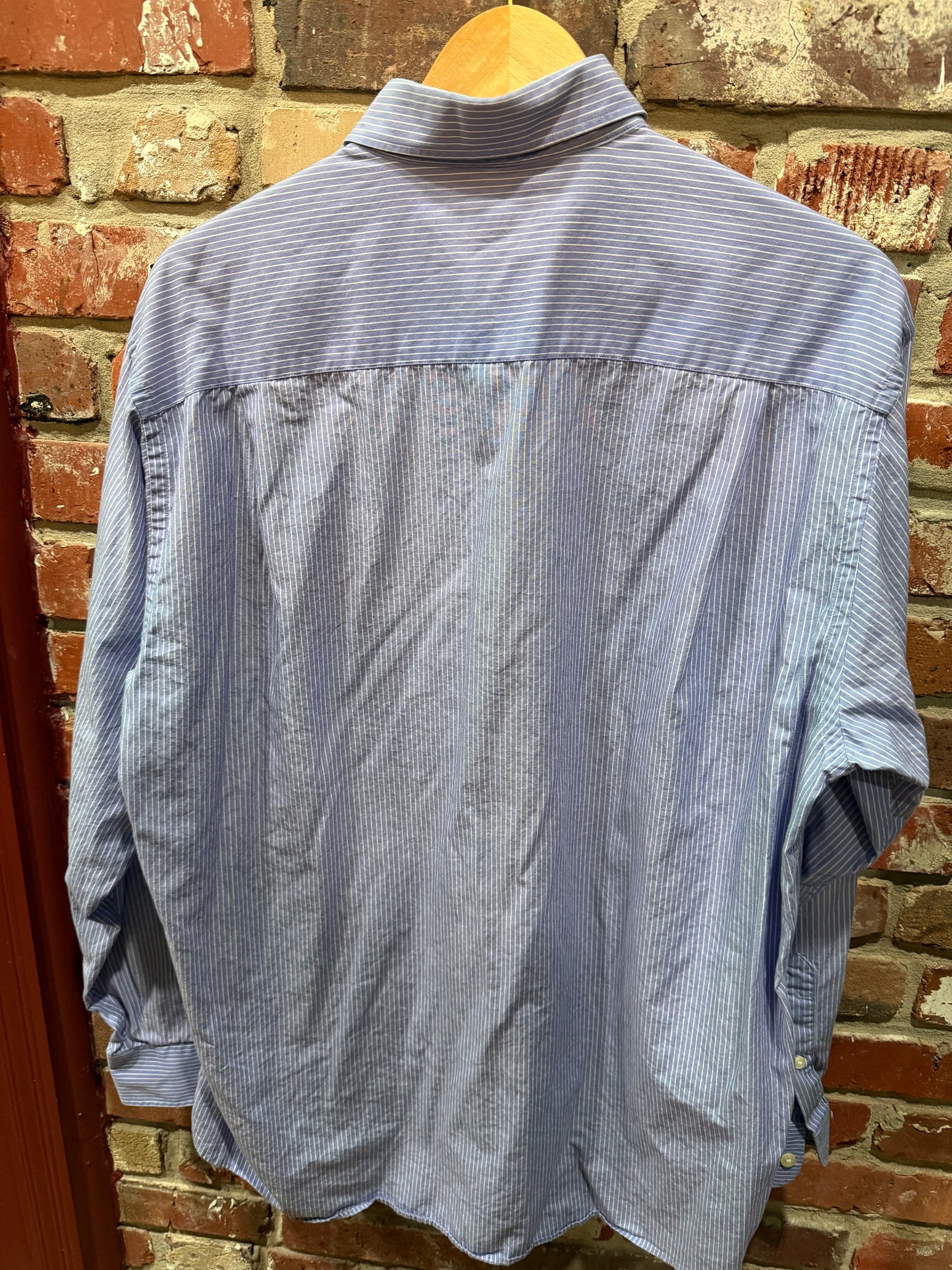 Nautica Purple Pinstripe Button Down