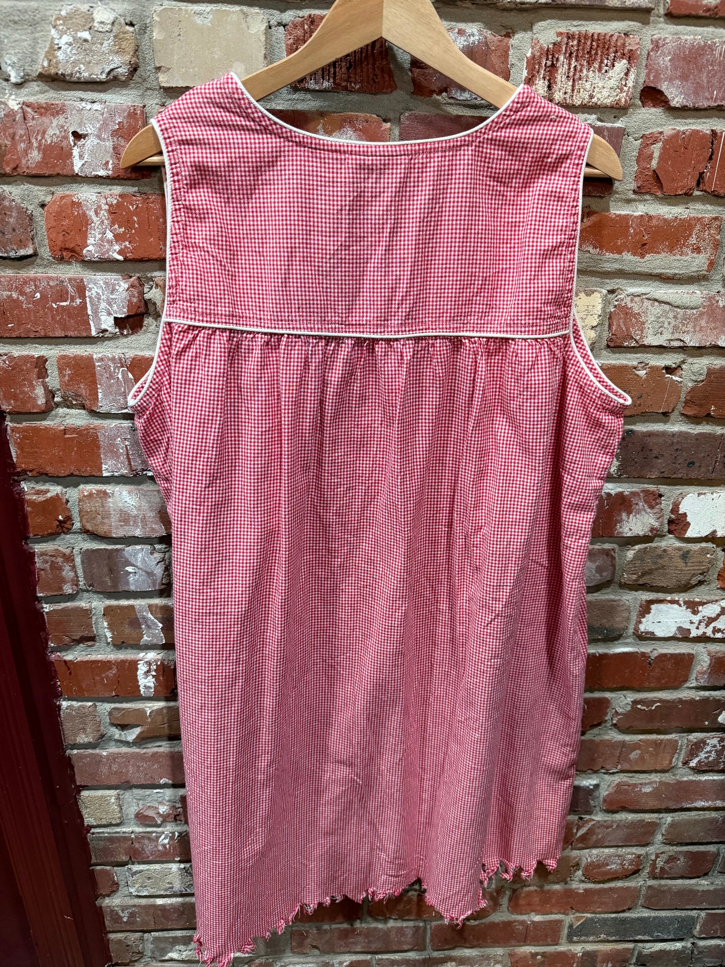 Blair Red Checkered Dress