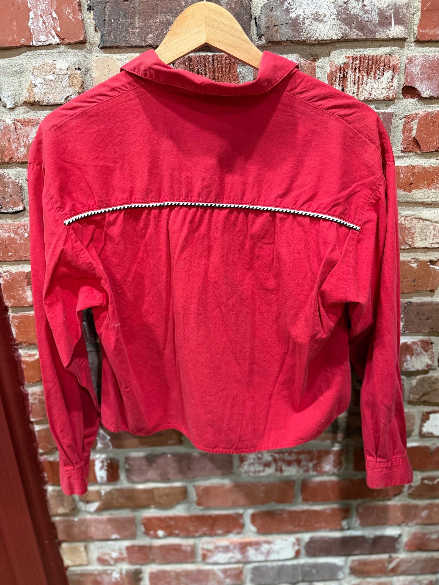 Bugle Boy Red Western Shirt