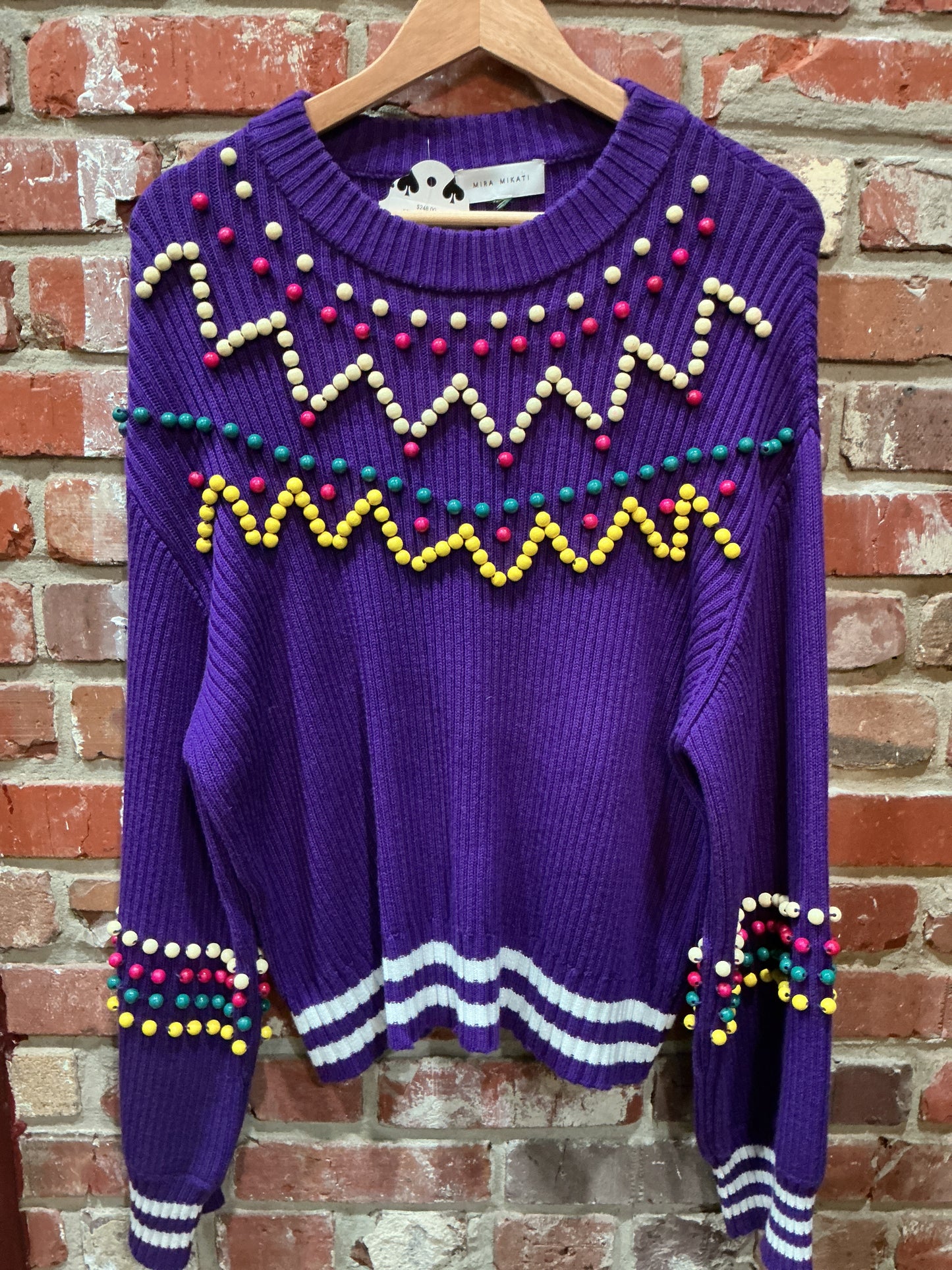 Mira Mikati Beaded Sweater