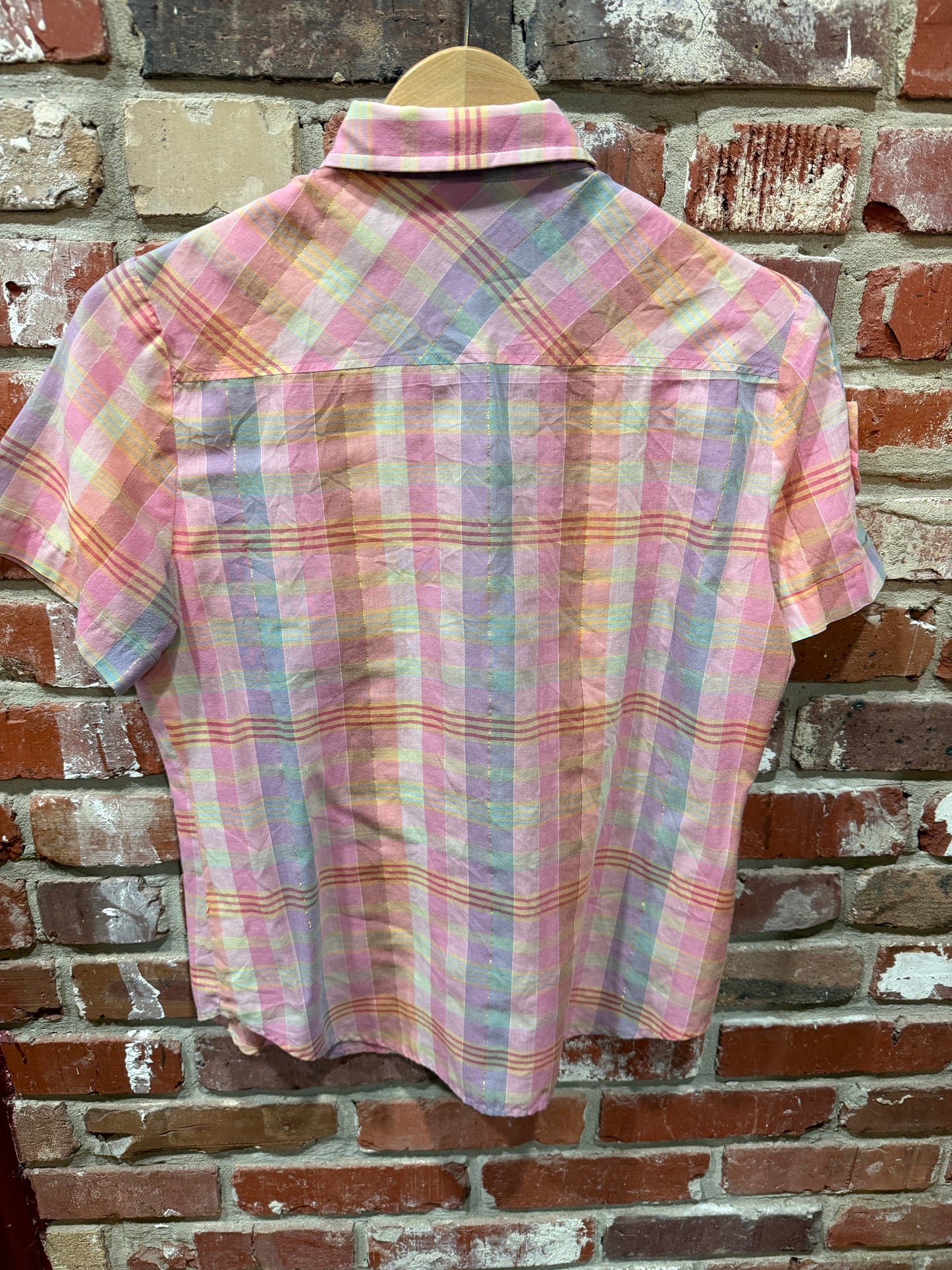 ev ltd. Plaid Pastel Shirt