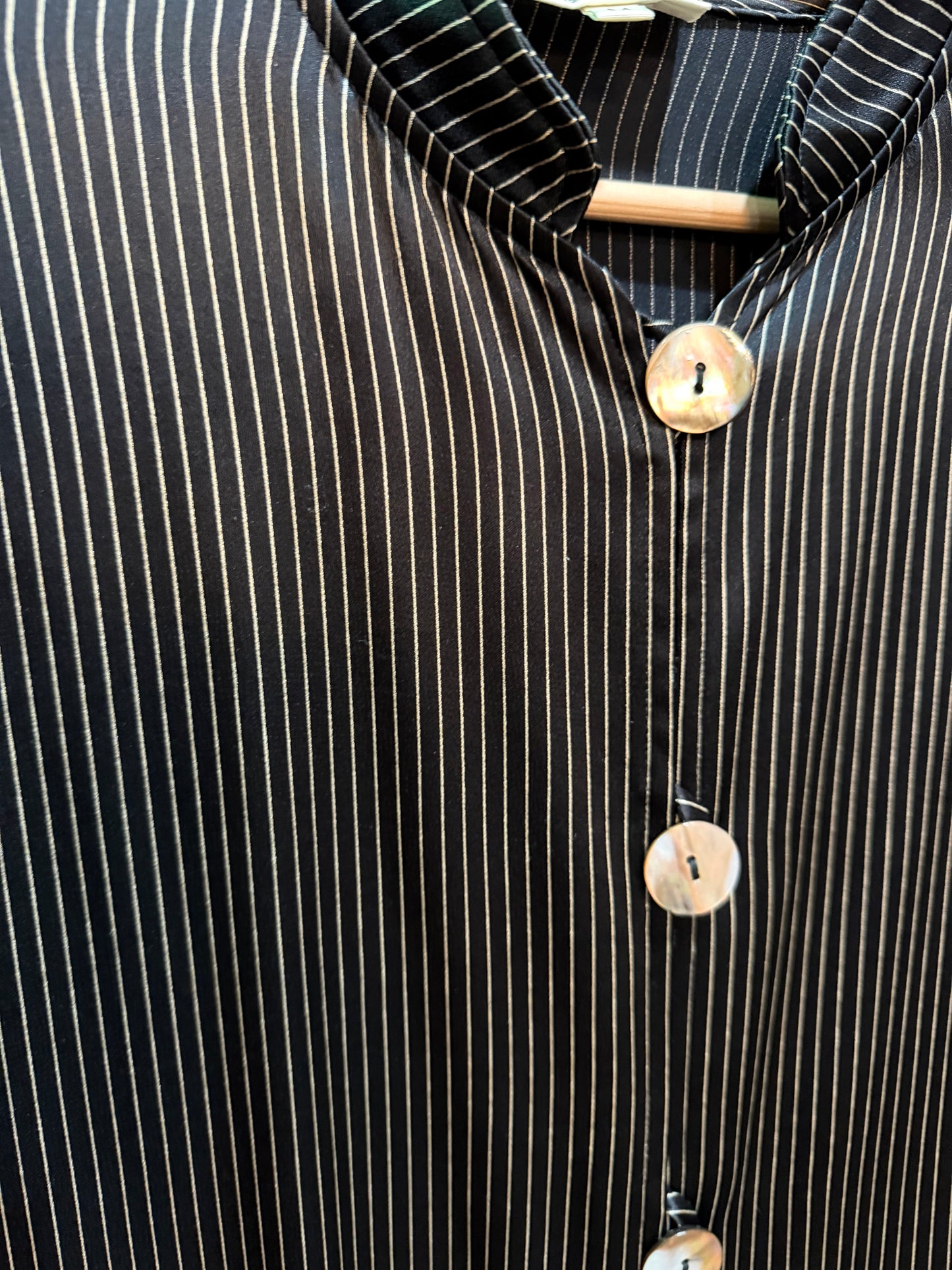 David Dart Black Pinstripe Matching Set