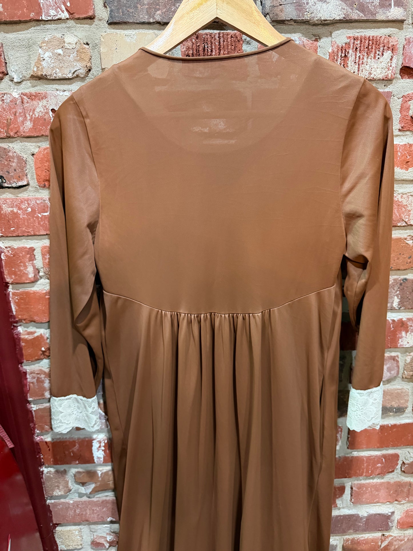 Brown Peignoir Set