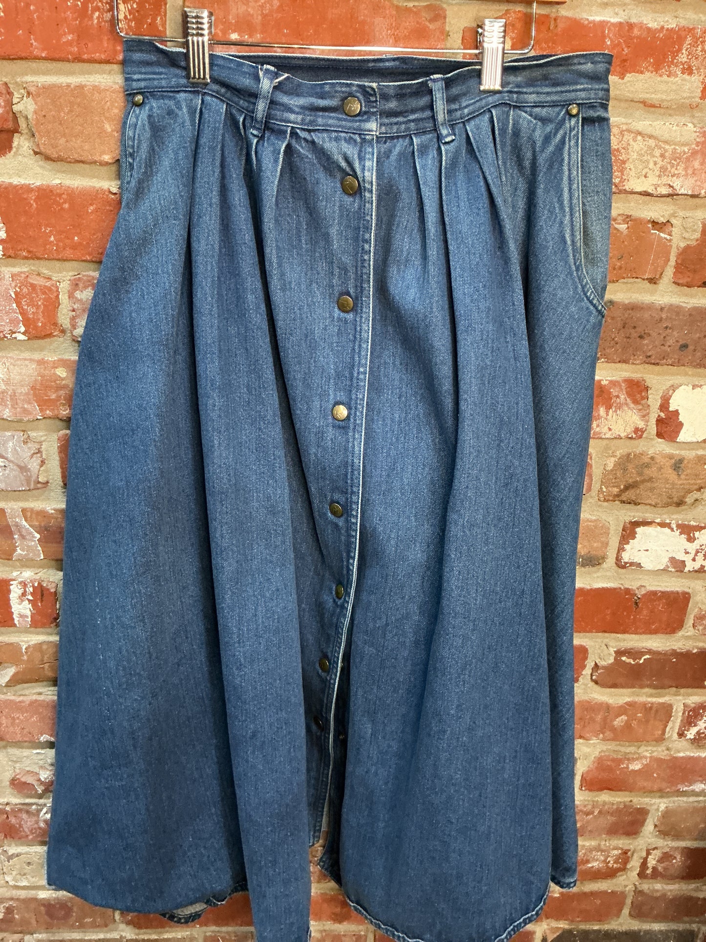 Gloria Vanderbilt Size 14 Denim Skirt