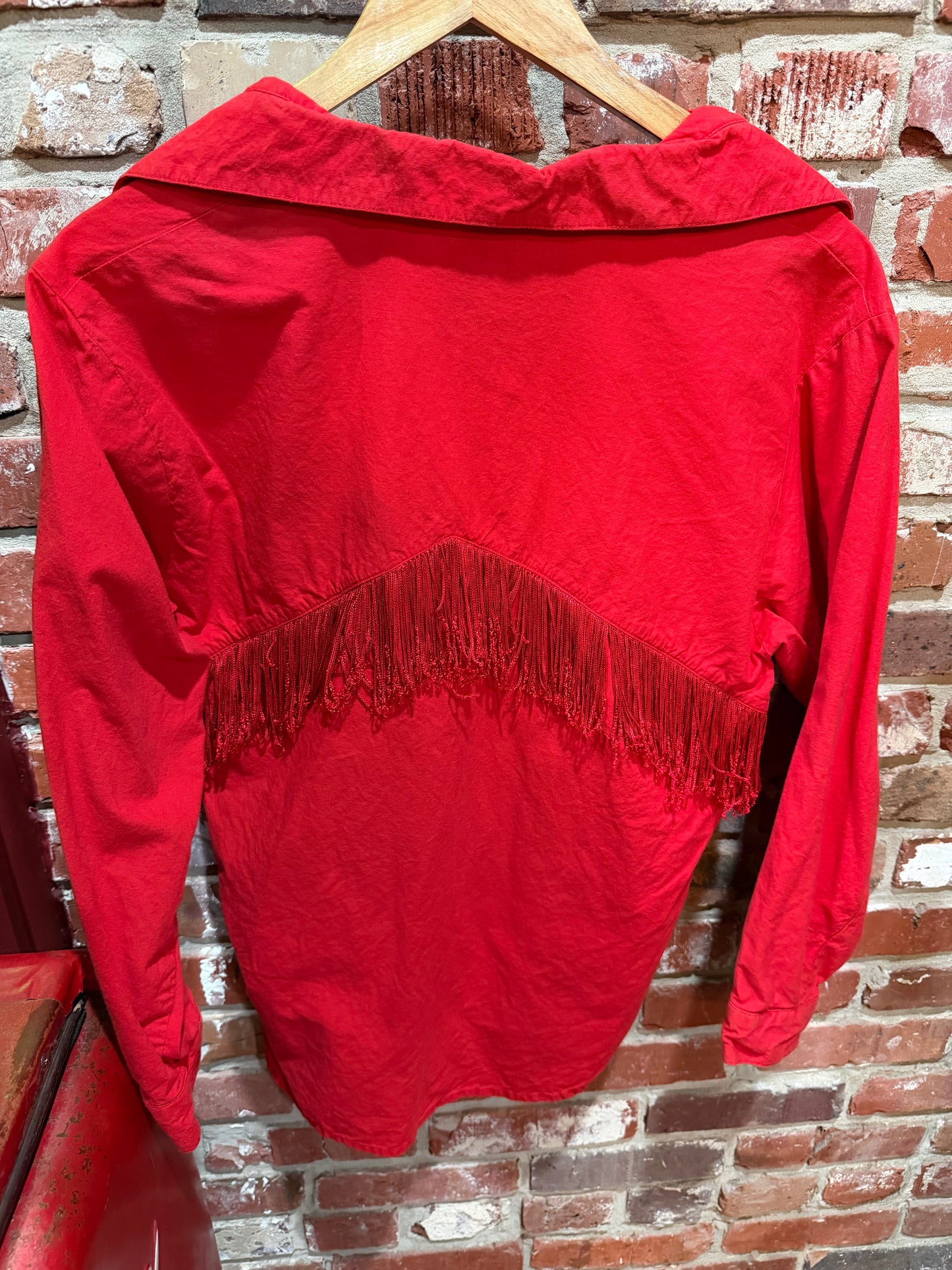 Bazan Fashions Western Fringe Blouse