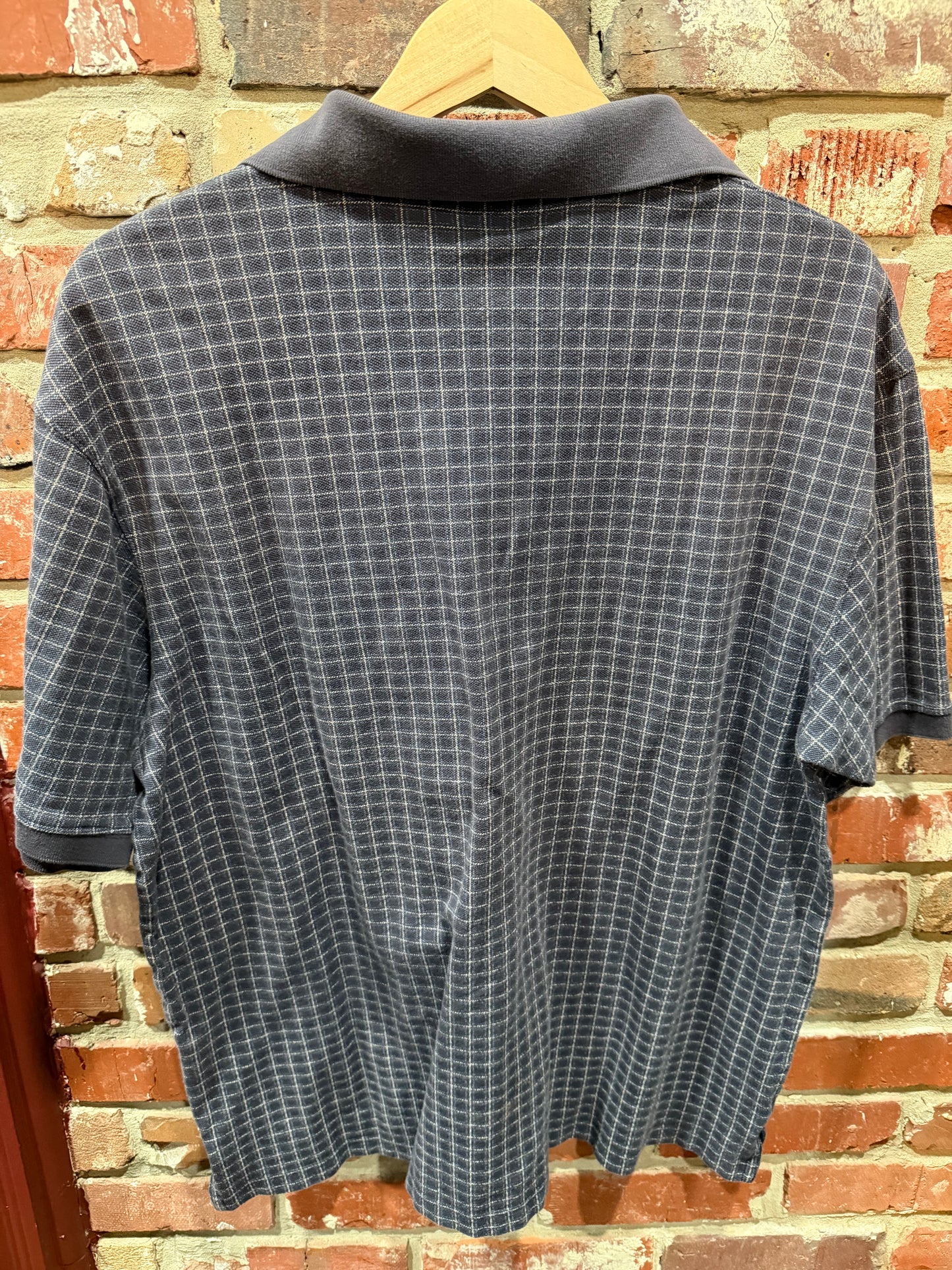 Eddie Bauer Small Windowpane Polo