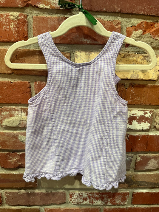 McKids Purple Gingham Dress