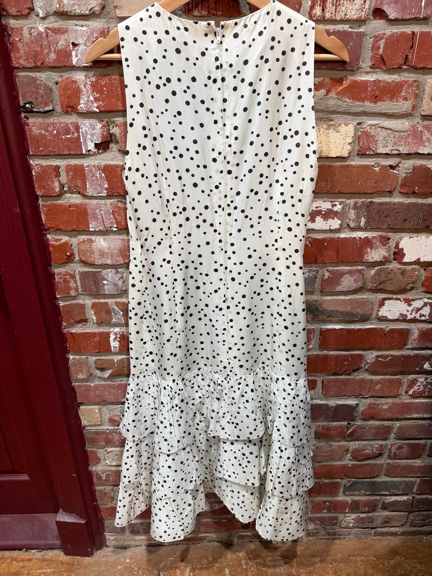 Morton Myles Black & White Polkadot Dress