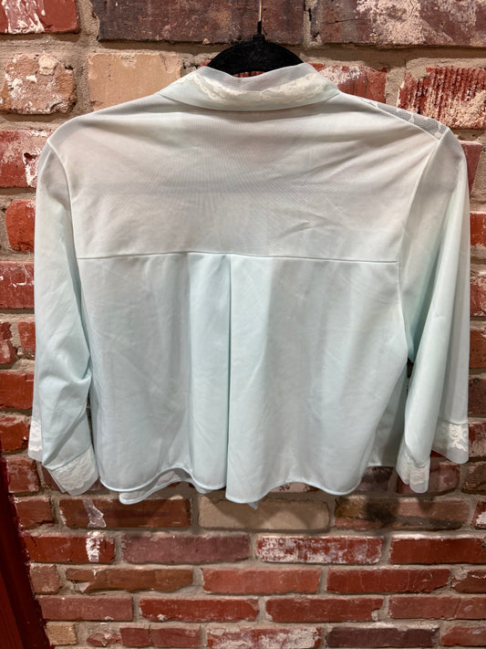 Baby Blue Lingerie Blouse