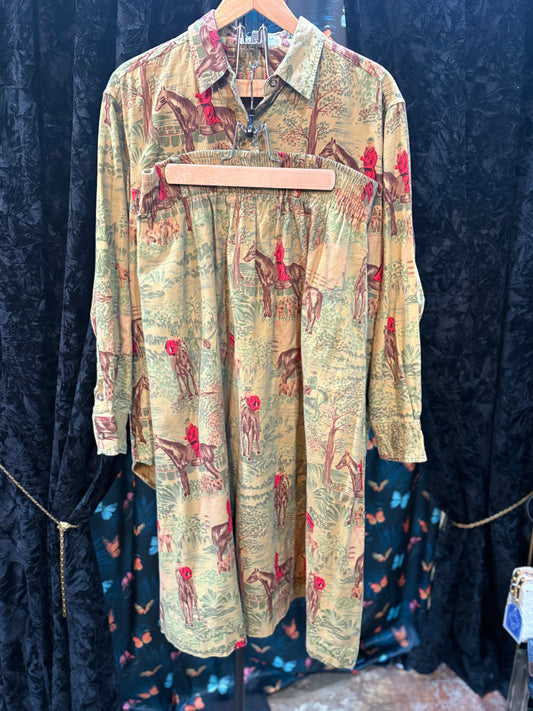 Equestrian Skirt Set