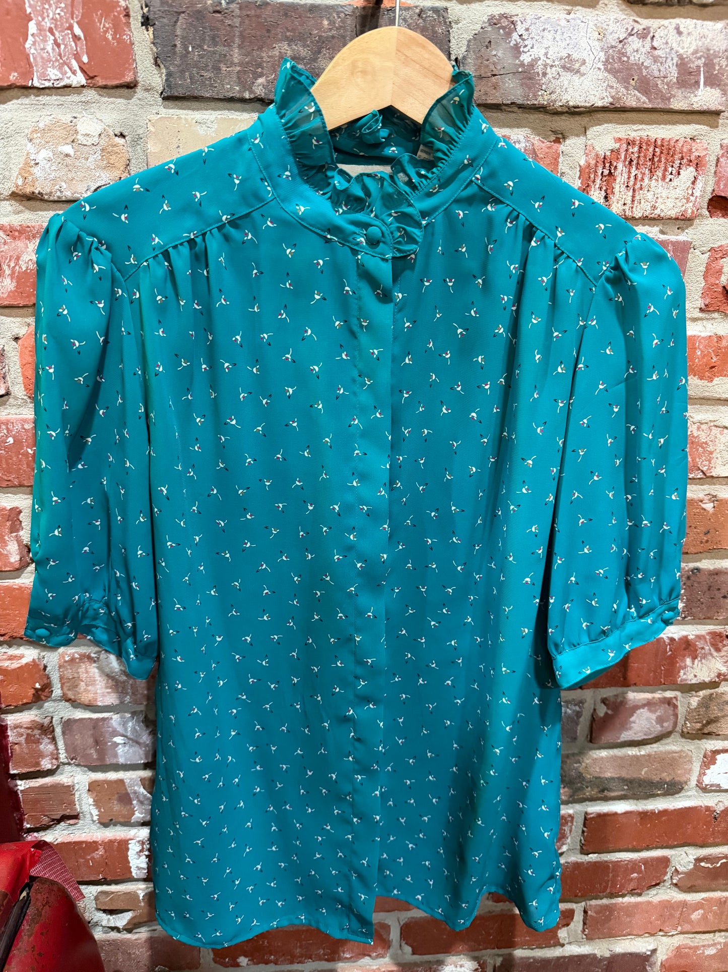 Aston One Teal Blouse