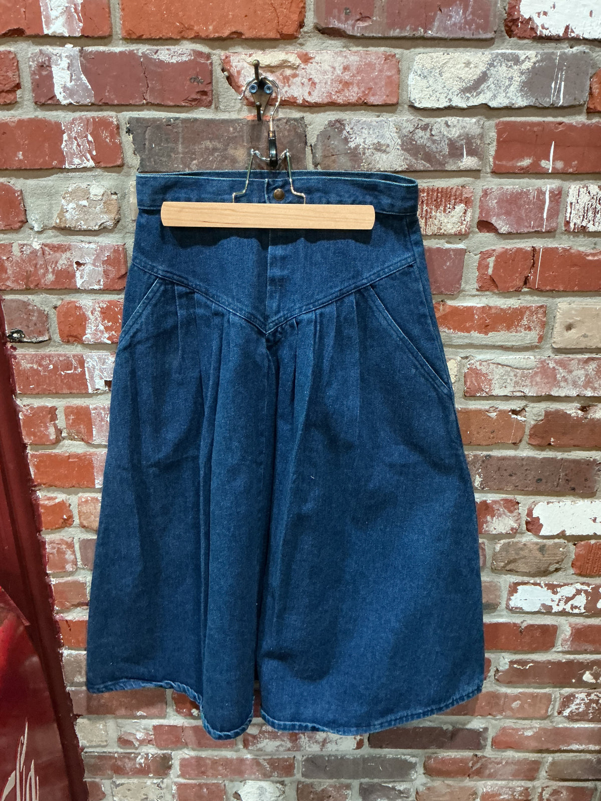 Dark Wash Denim Skirt