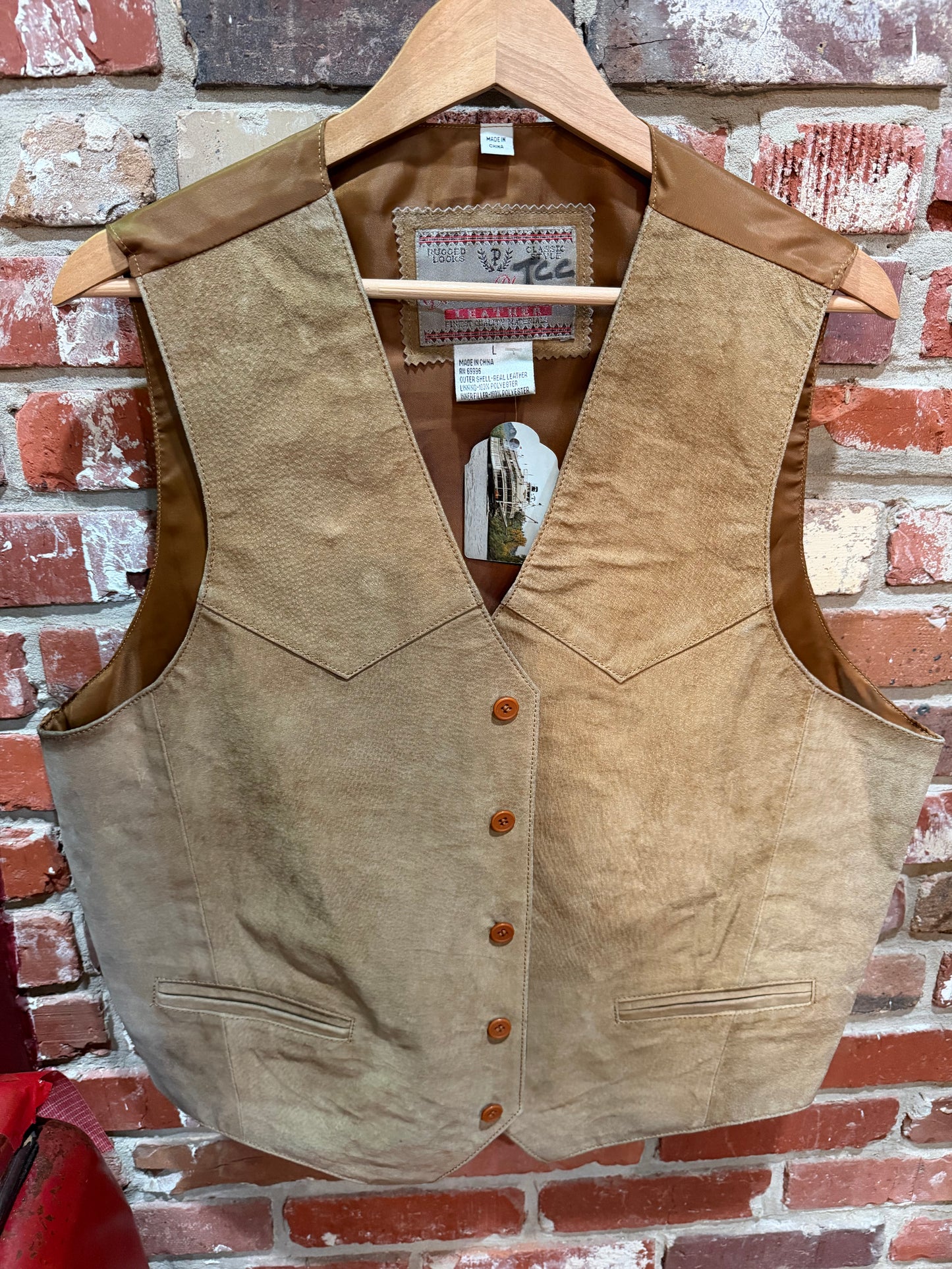 Permit Platinum Leather Vest