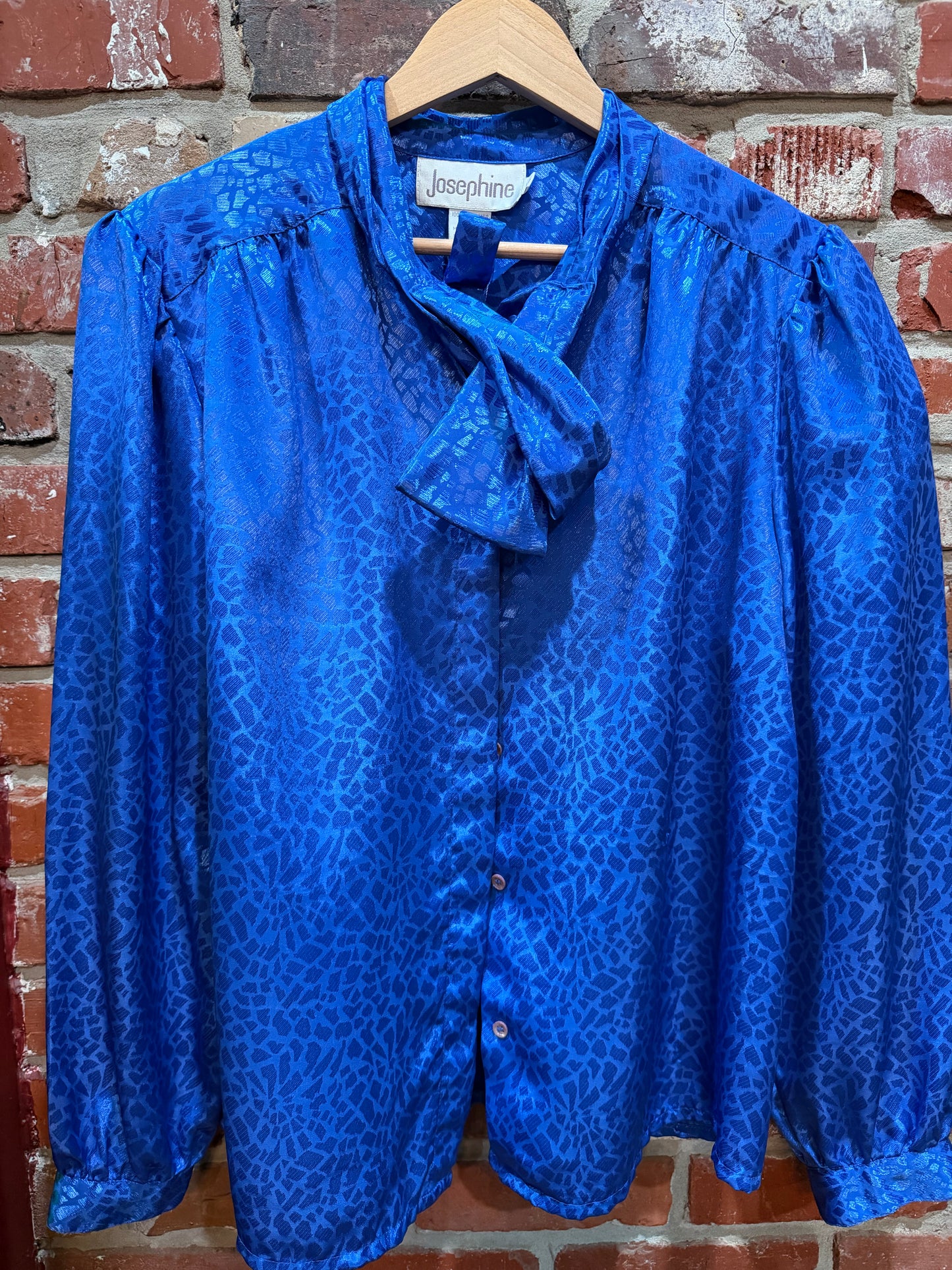 Josephine Cobalt Blue Blouse