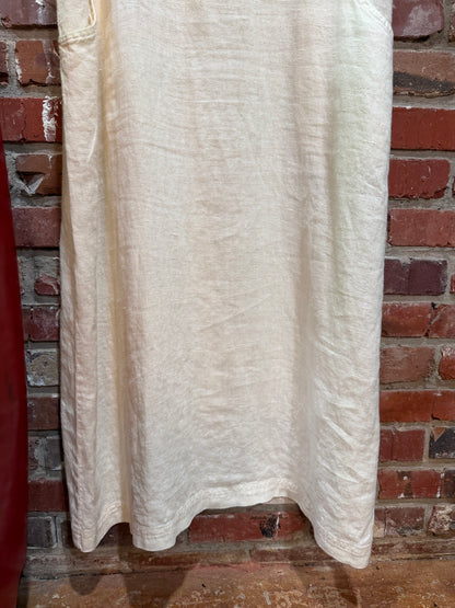Hot Cotton White Linen Dress