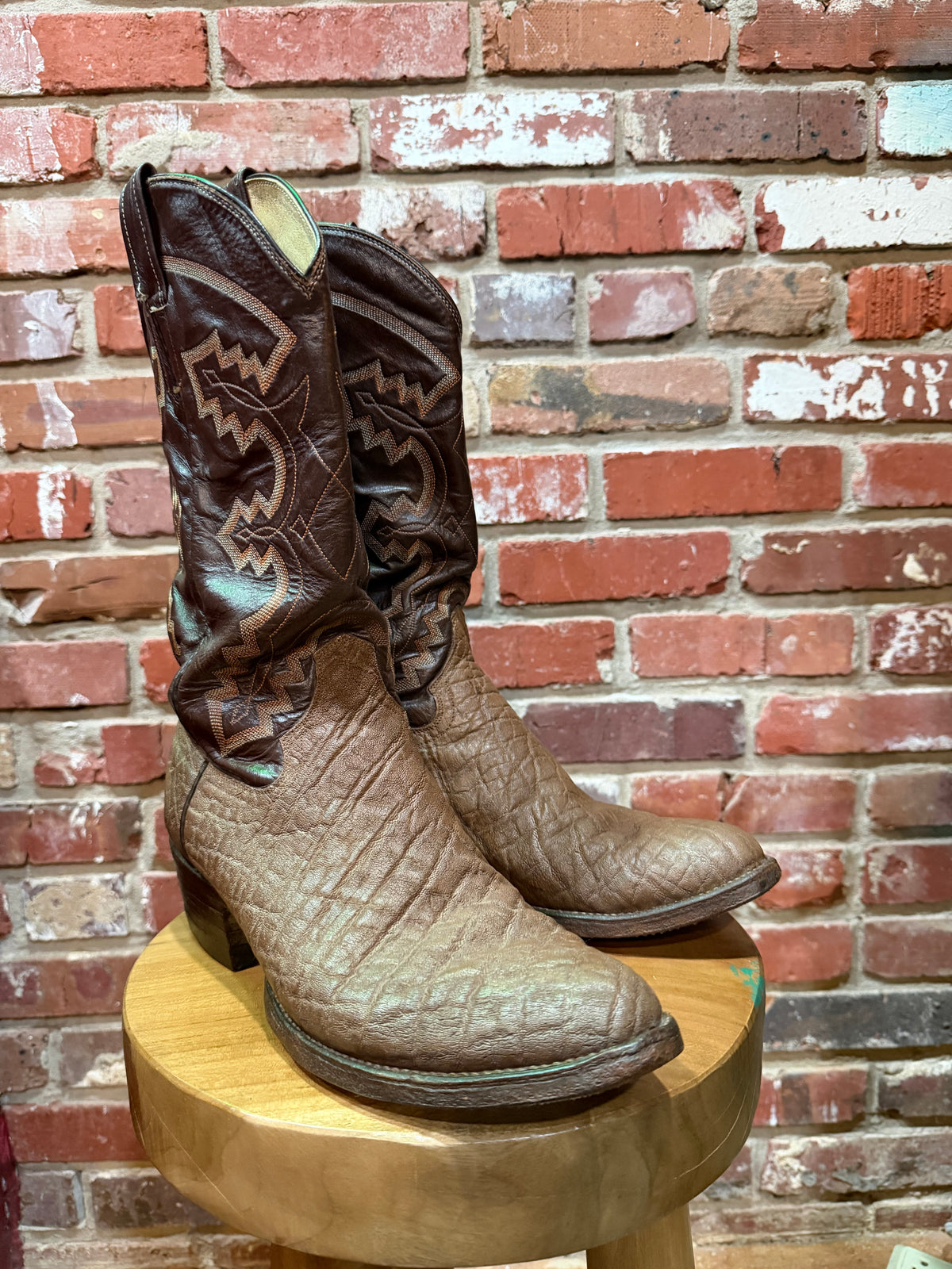 Delta Leather Western Boots