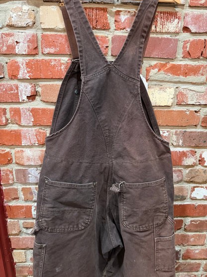 Carhartt Brown Duck Canvas Overalls