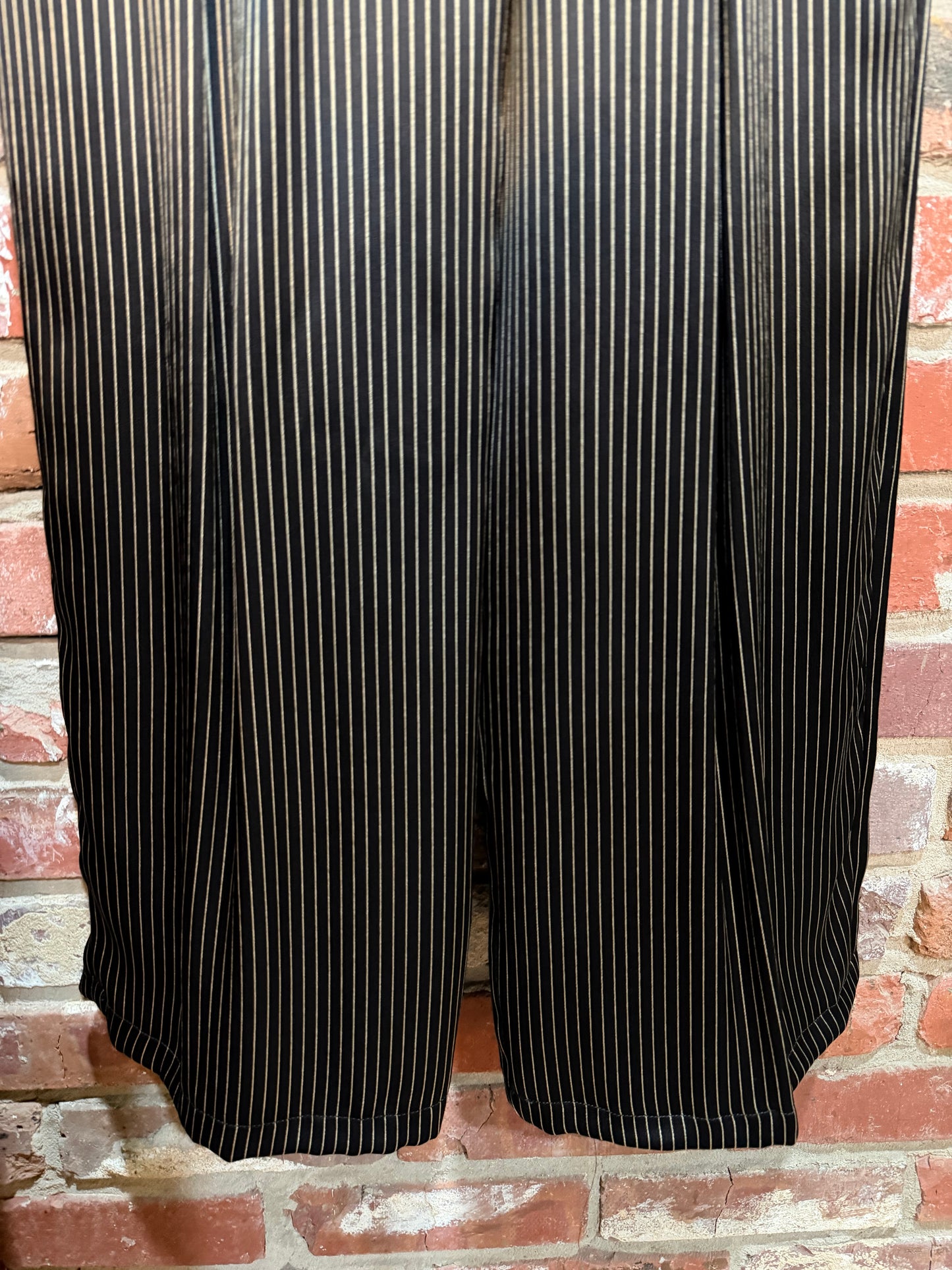 David Dart Black Pinstripe Matching Set