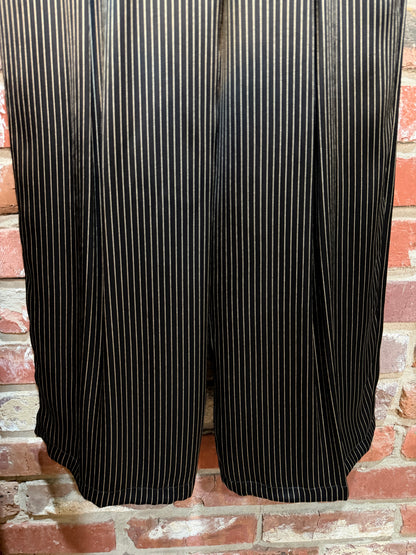 David Dart Black Pinstripe Matching Set