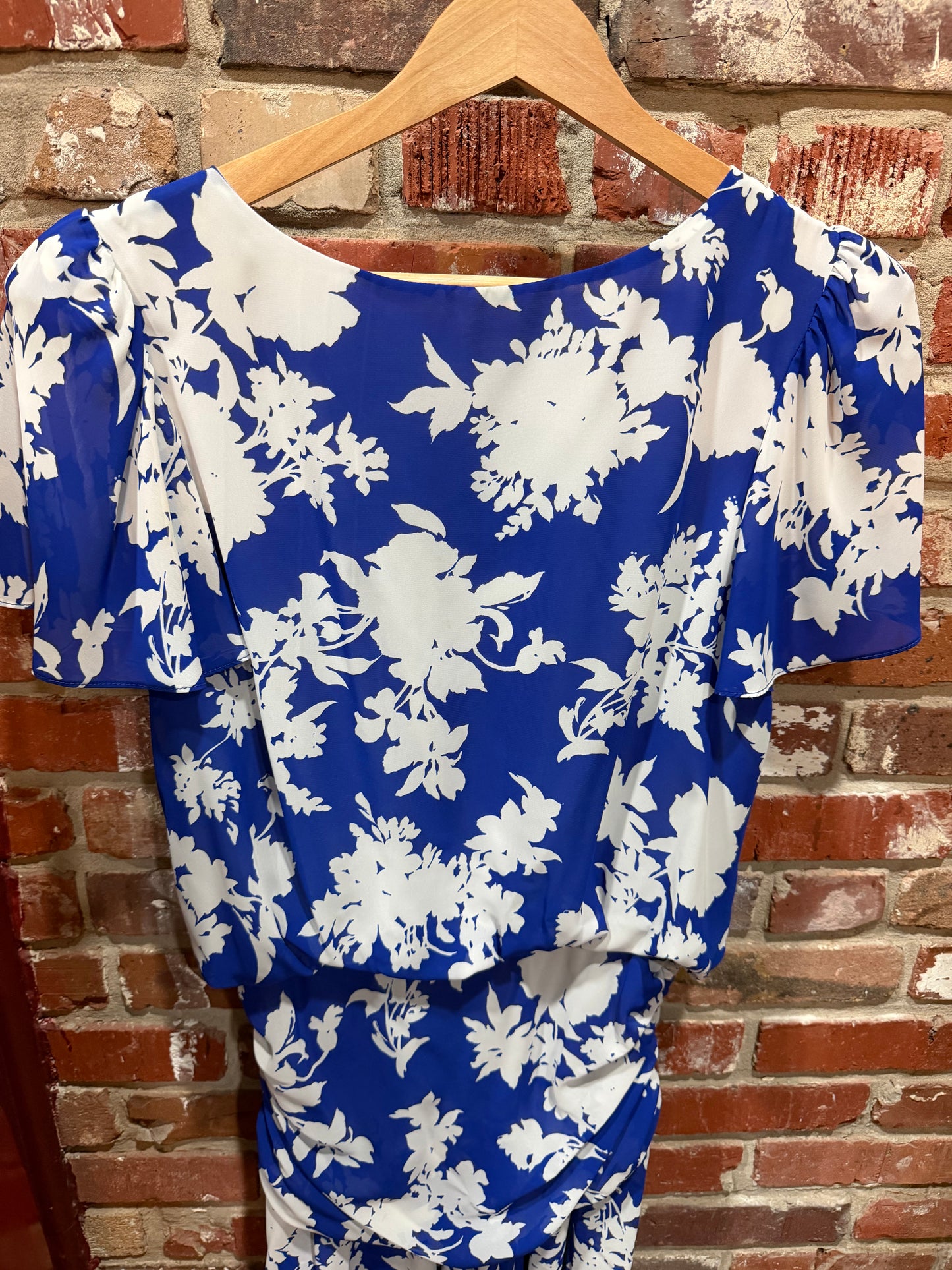 Jordan Ari Blue 80s Dress
