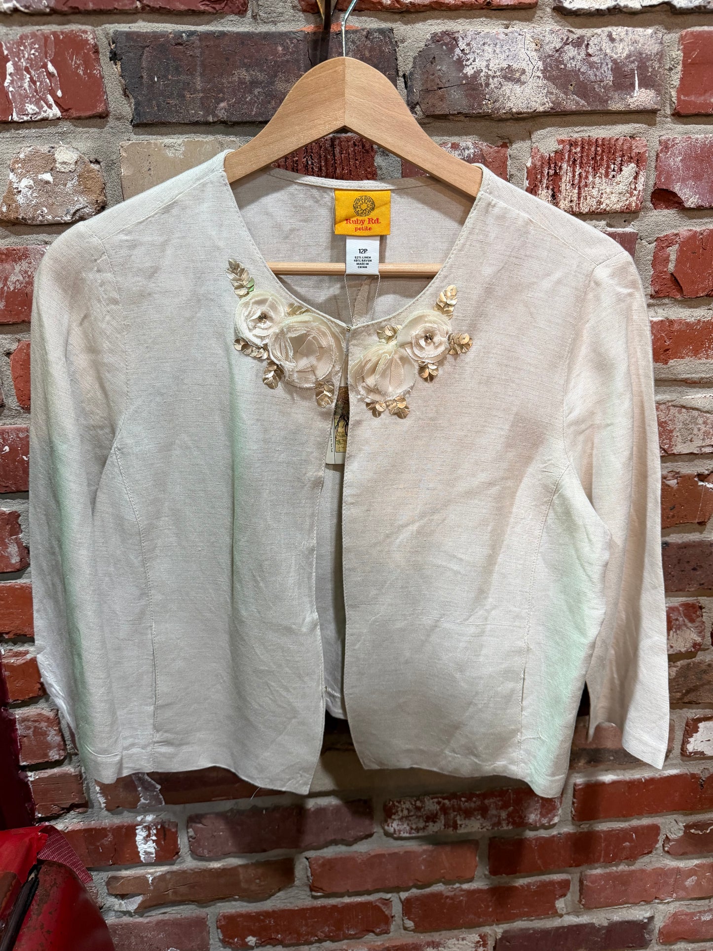 Ruby Rd. Embellished Cardigan