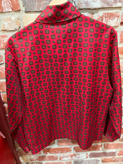 Russ Togs Long Sleeve Button Front Blouse