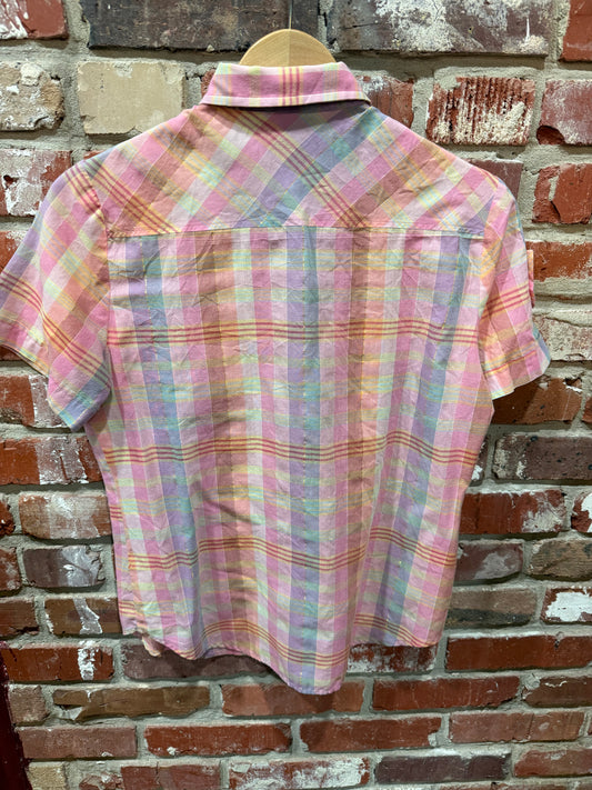 ev ltd. Plaid Pastel Shirt