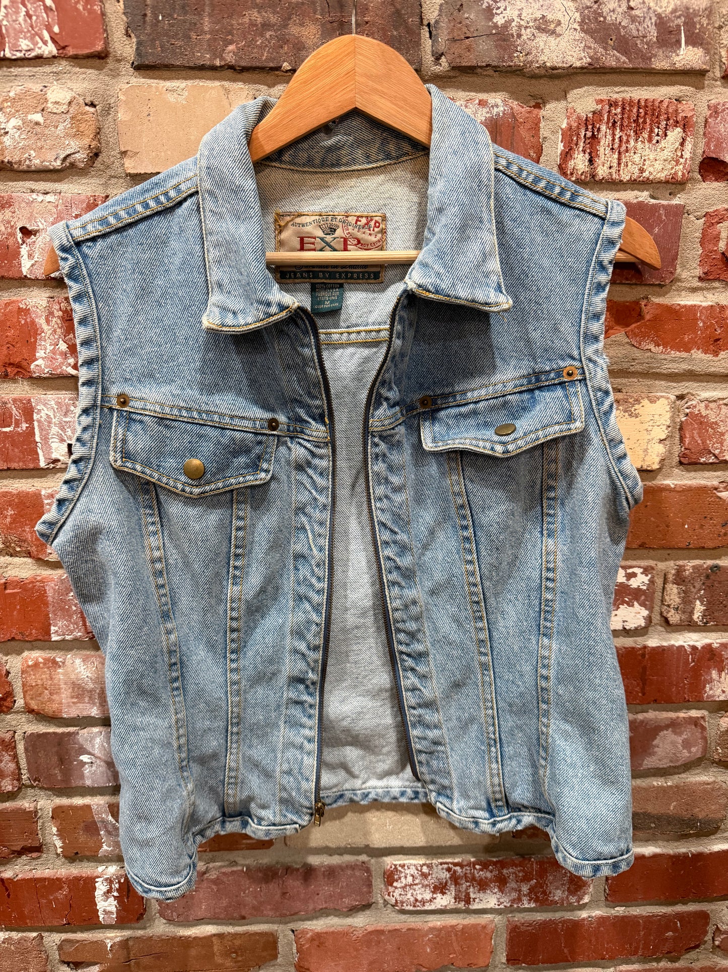 90s Express Denim Vest