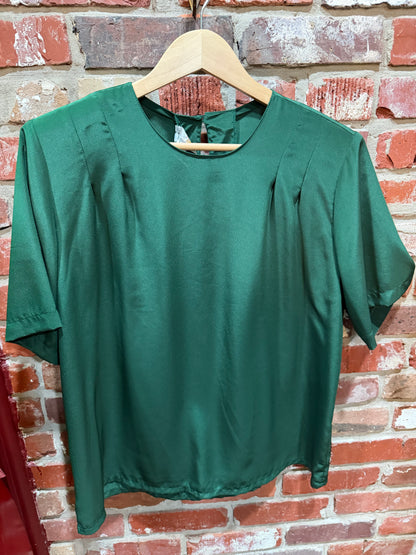 Needles and Pins Emerald Green Blouse