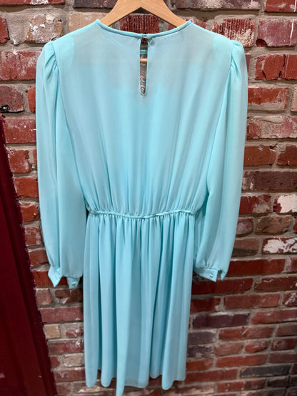 Monica Richards Aqua Dress