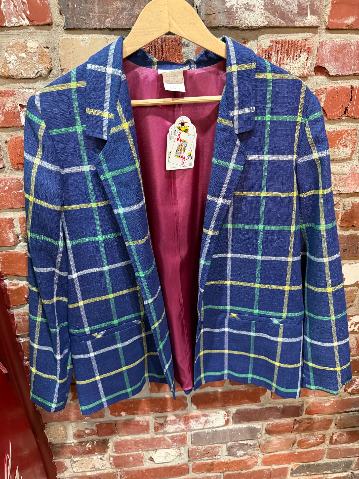 Cos Cob Plaid Blazer