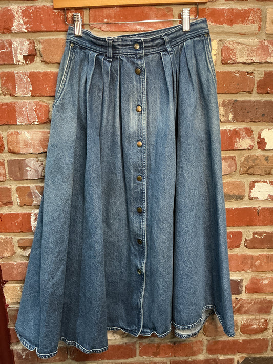 Gloria Vanderbilt Denim Skirt