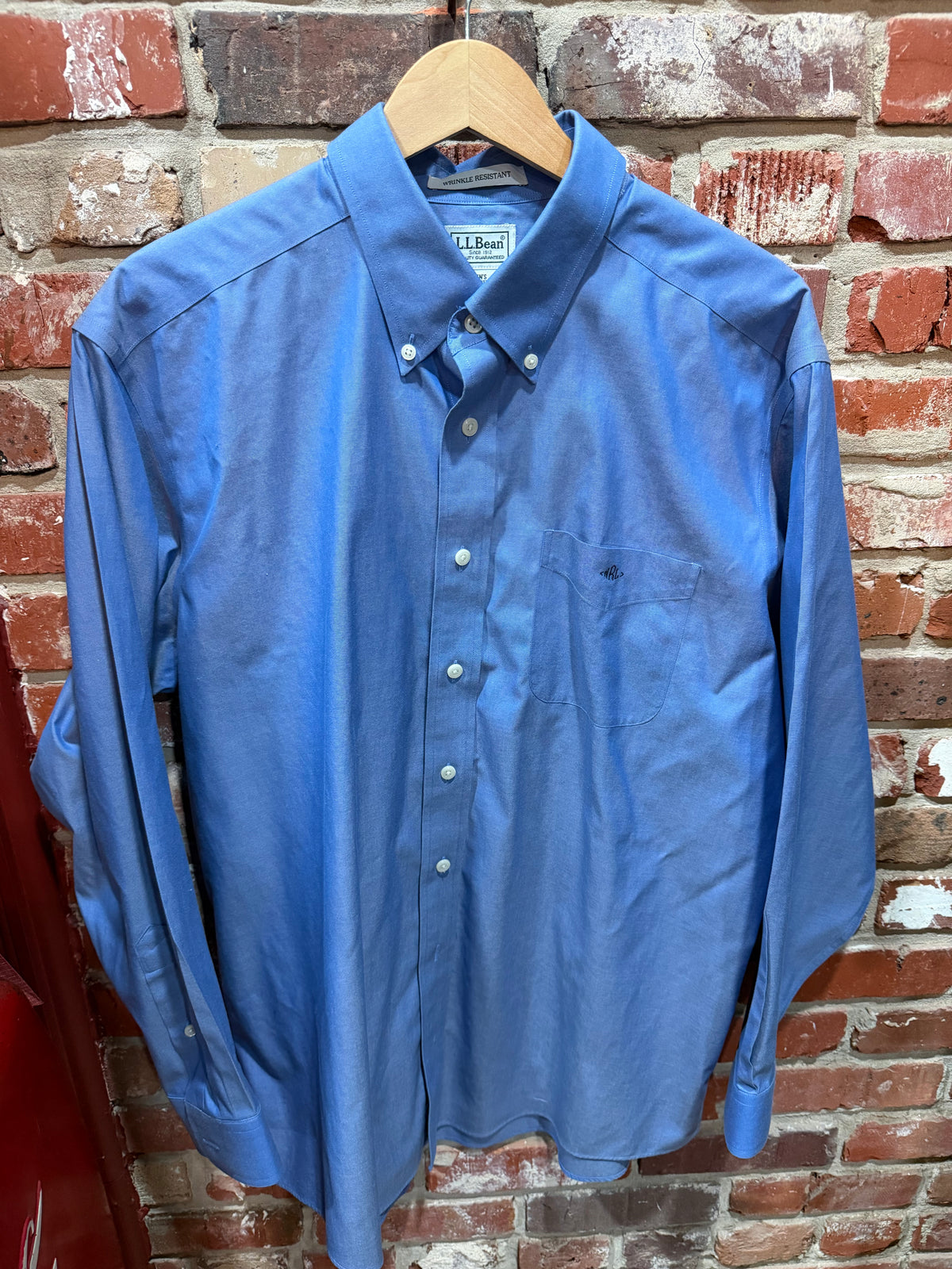 LL Bean Blue Button Down