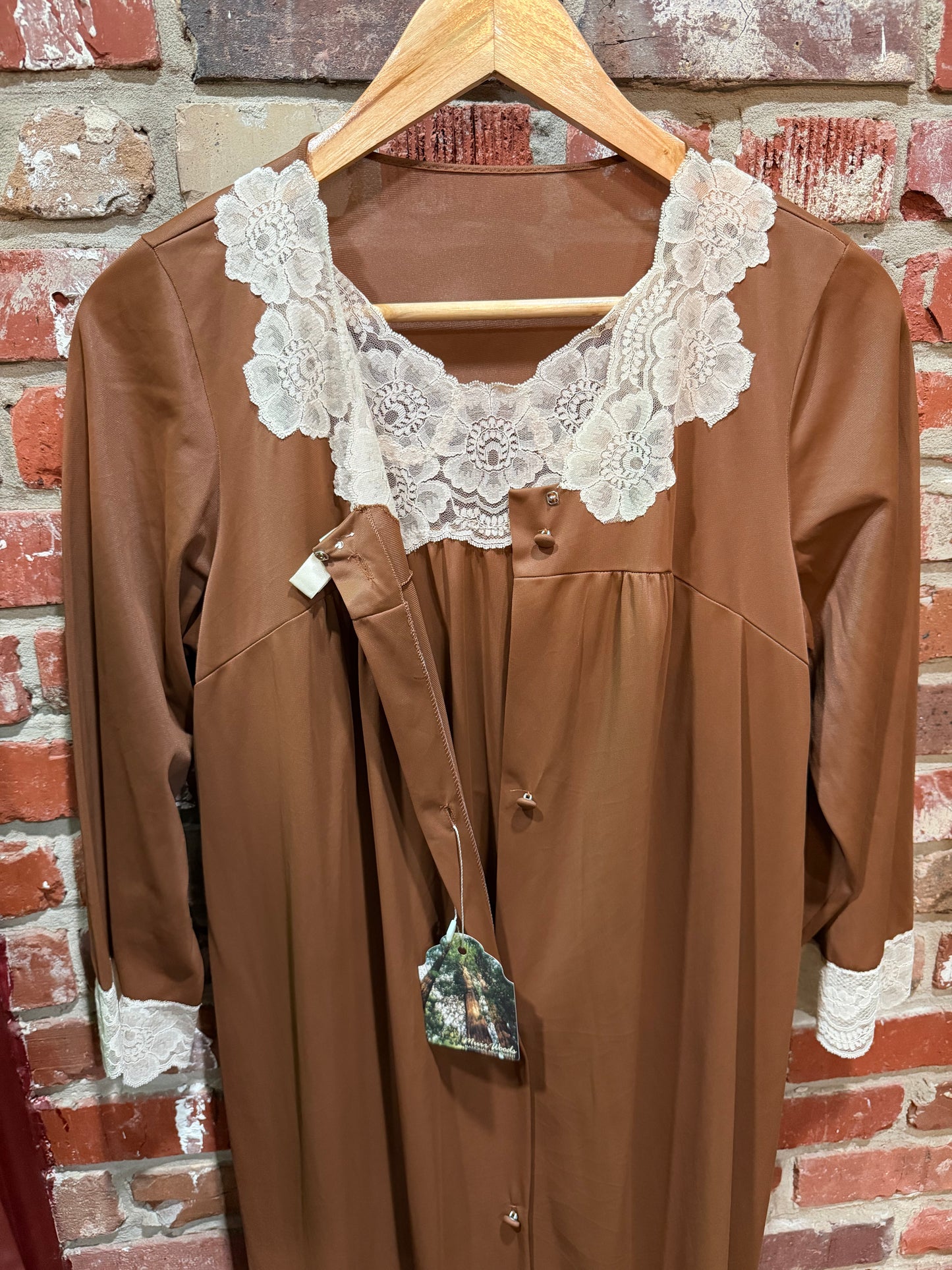 Brown Peignoir Set