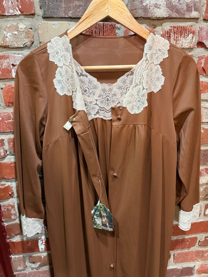Brown Peignoir Set
