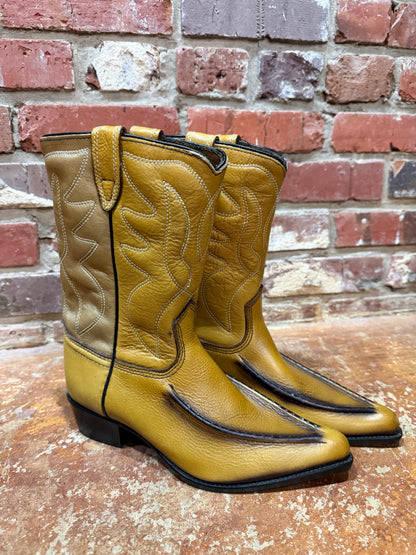 Acme Mustard Yellow Boots