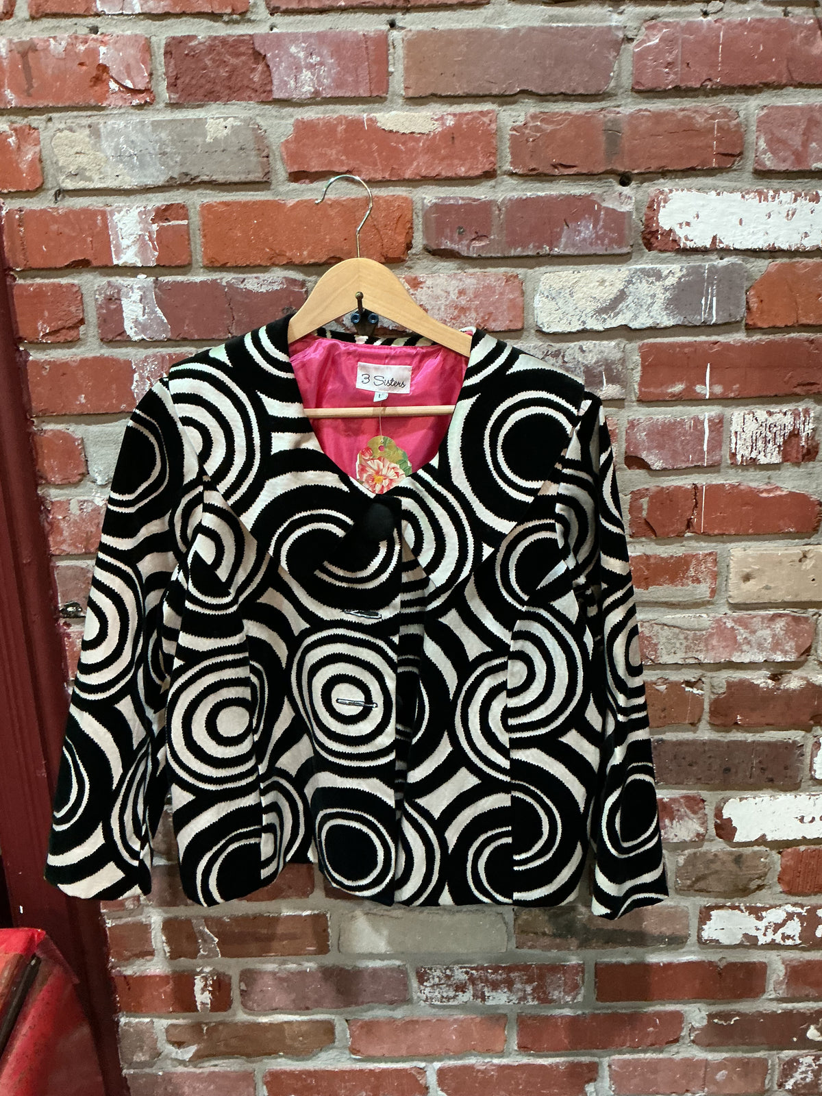3 Sisters Structured Pattern Jacket