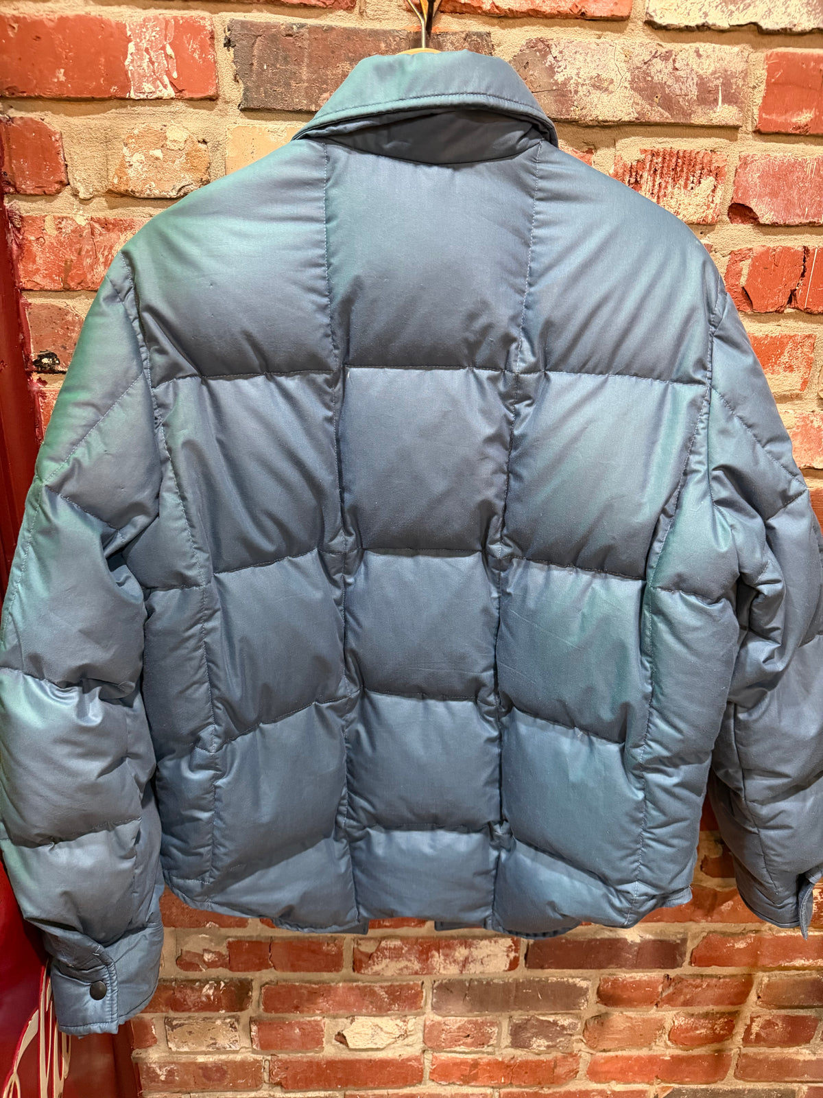 The Company Store Blue Puffer Jacket