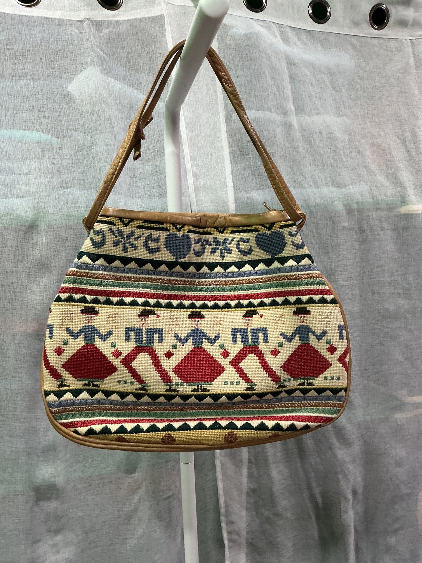 Folk tapestry bag
