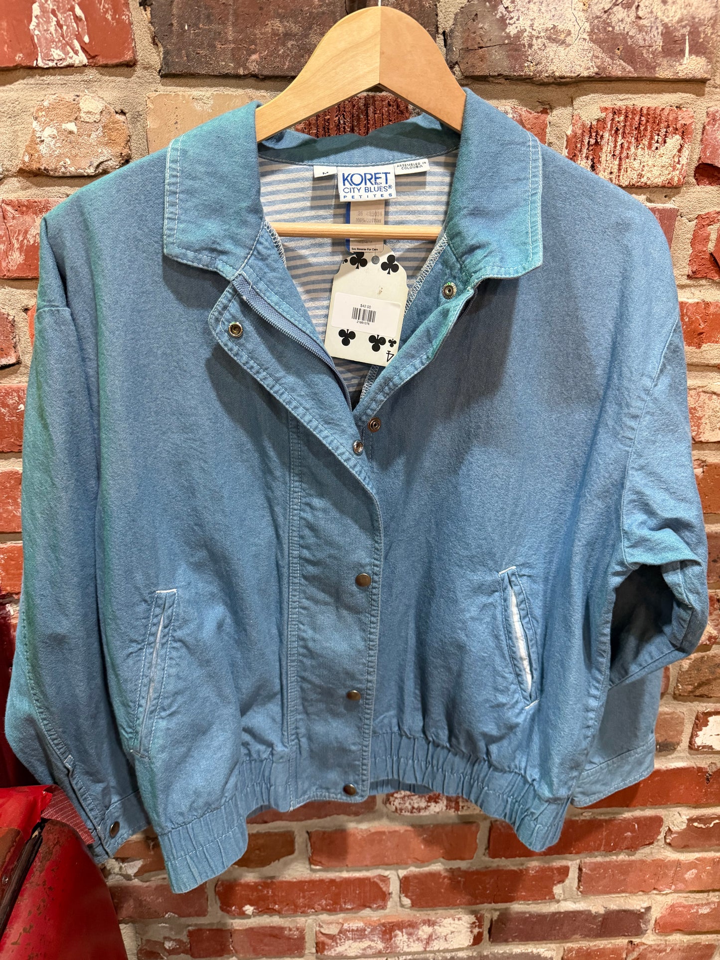 Koret Denim Bomber Jacket