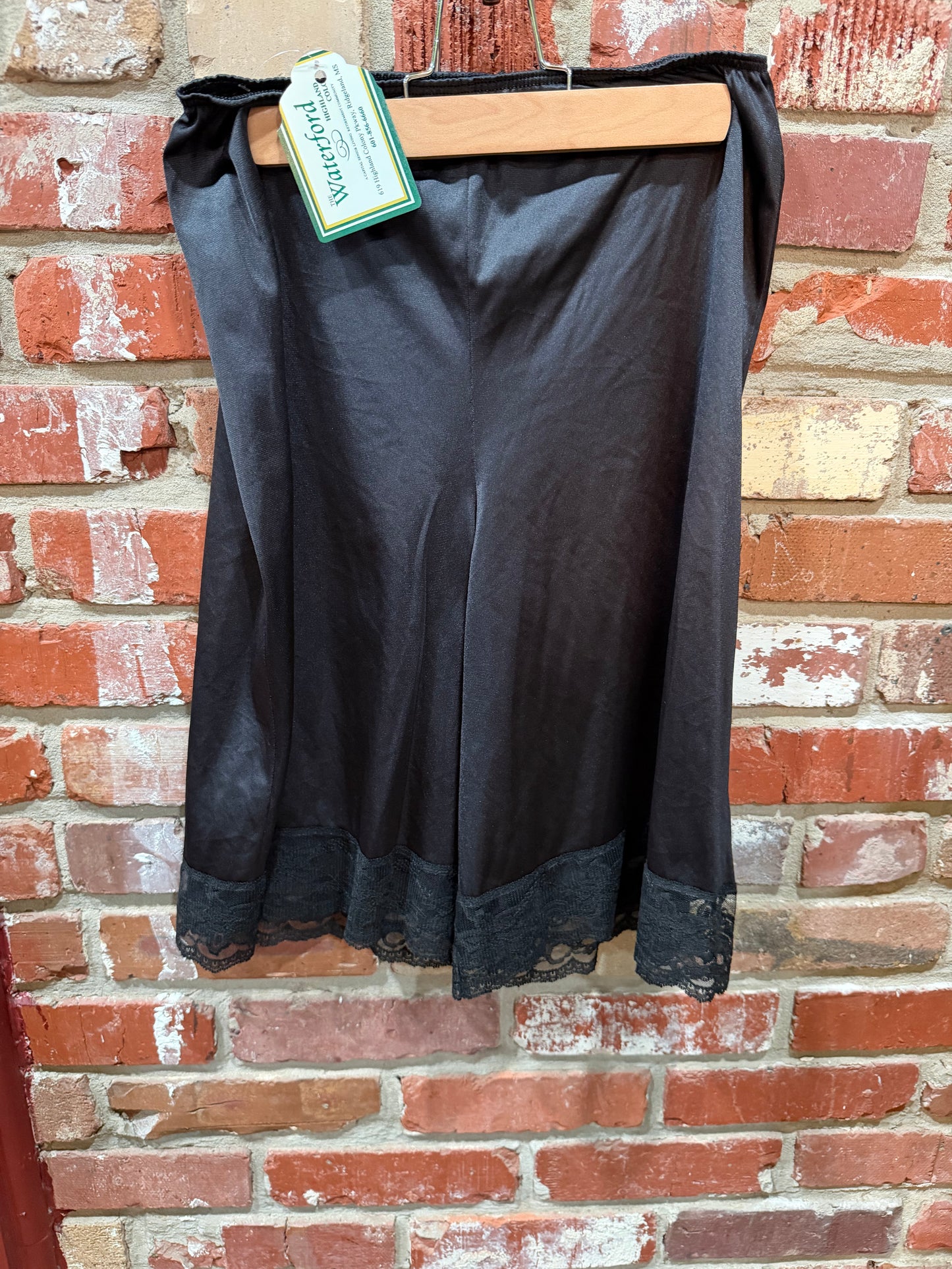 Black Half Slip Culottes