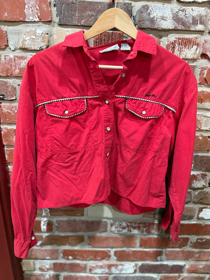 Bugle Boy Red Western Shirt