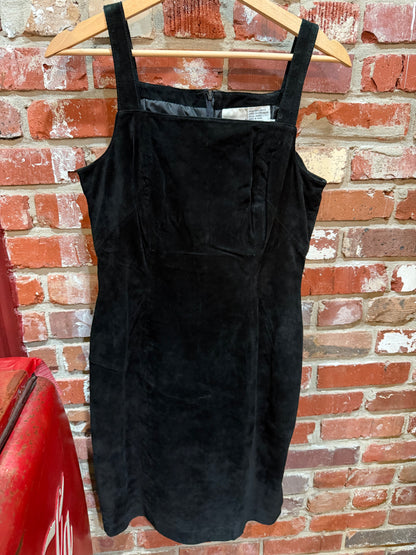 Newport News Black Suede Dress