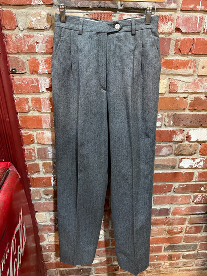 Rafaella Grey Herringbone Pants