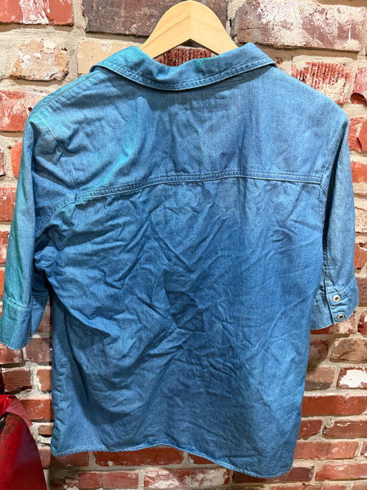 Gloria Vanderbilt Chambray Shirt