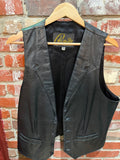 Cutter Bill Black Leather Vest