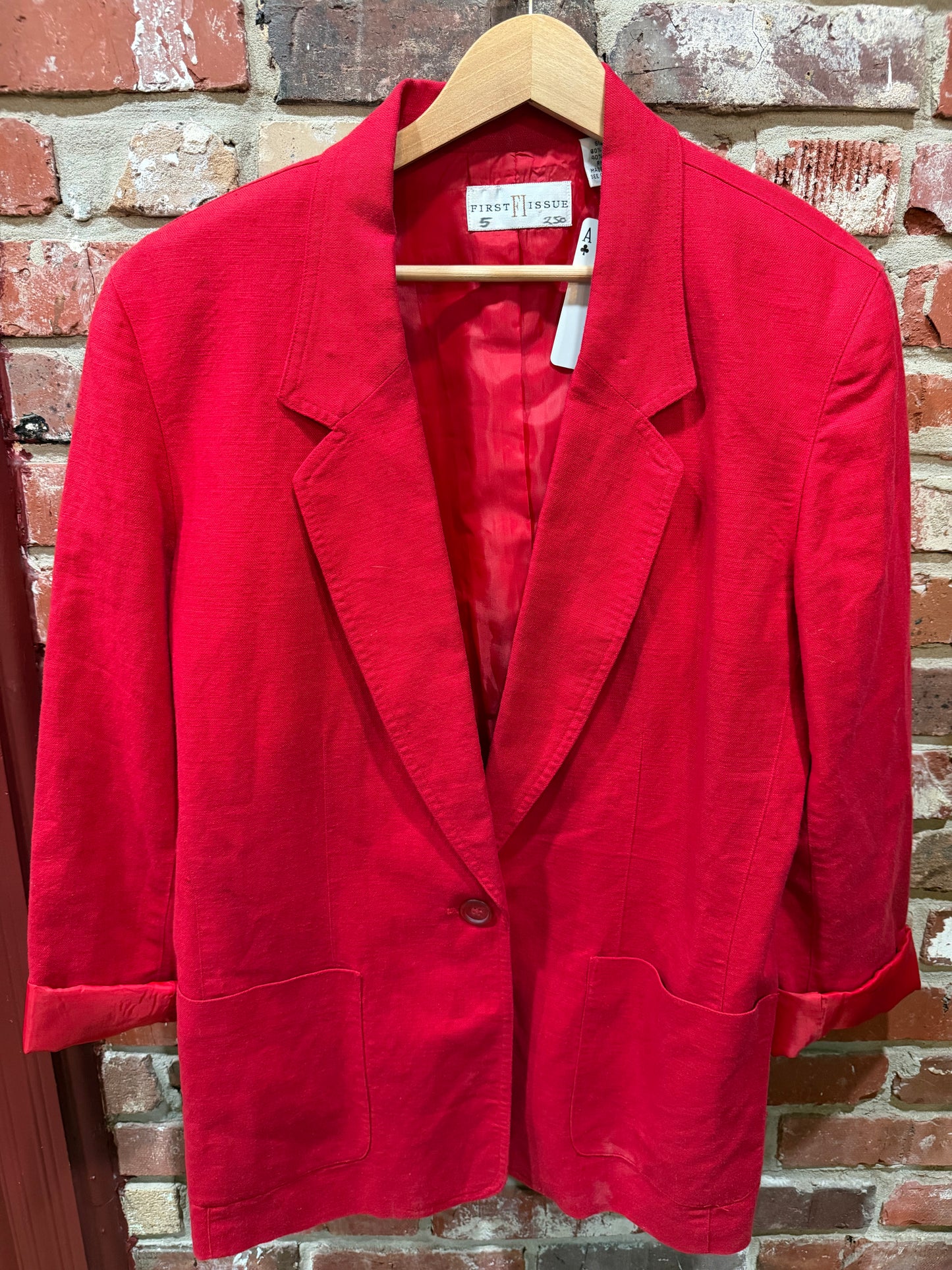 First Issue Red Blazer