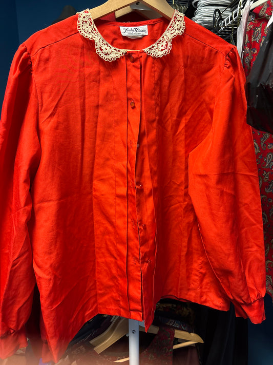 Lucky Winner Red Blouse