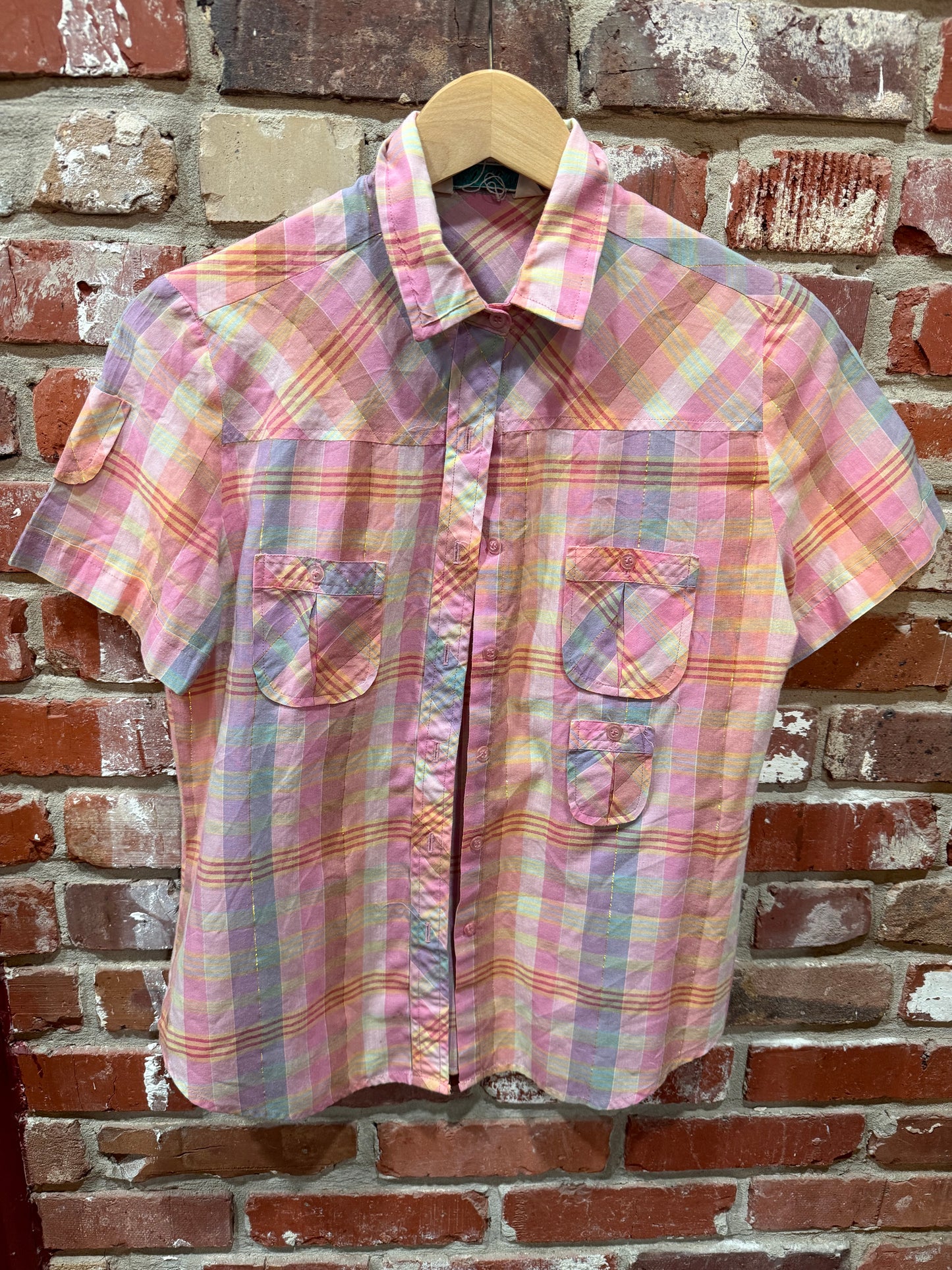 ev ltd. Plaid Pastel Shirt