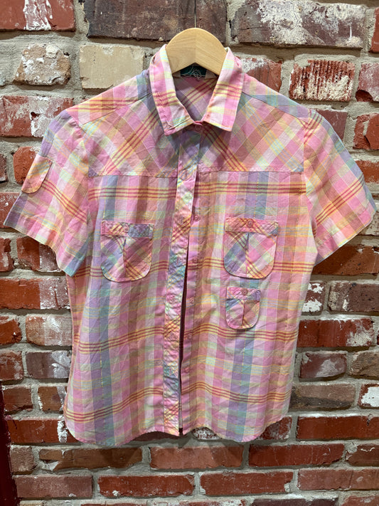 ev ltd. Plaid Pastel Shirt